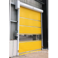 Puerta de PVC con cremallera de alta velocidad para taller de hongos